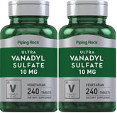 Piping Rock Vanadyl Sulfate 10 mg bottle for convenient daily use