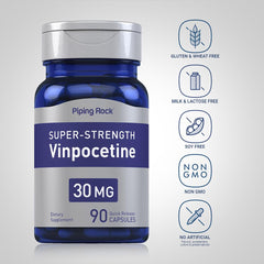 Piping Rock Vinpocetine capsules—lab-tested ingredients ensure quality.