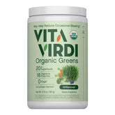 Piping Rock Vita Virdi Organic Greens Powder tub ready for daily nutrition.