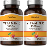 Piping Rock Vitamin C 1000mg bottle for daily wellness
