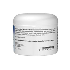 Close-up texture of Planetary Herbals Horse Chestnut Cream for skin care.