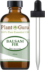 Plant Guru Balsam Fir Needle essential oil bottle with earthy pine aroma for diffusion