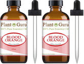 Plant Guru Blood Orange essential oil bottle for diffusion and aroma
