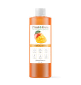 Plant Guru Tropical Mango fragrance oil bottle for DIY projects like soaps and candles.