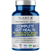 PLANT.O NUTRITION 4-in-1 bottle, convenient daily gut support option.