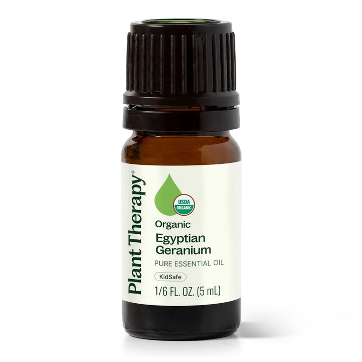 Plant Therapy Egyptian Geranium oil bottle 5ml for diffusers and blends
