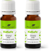 Plant Therapy KidSafe Shield Me bottle showing outdoor-friendly citrus blend.