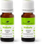Plant Therapy KidSafe Shield Me bottle showing outdoor-friendly citrus blend.