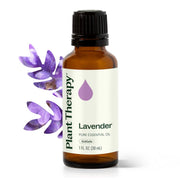 Plant Therapy Lavender Oil 30ml bottle for calming aromatherapy and skincare.