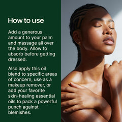 Plant Therapy Near Perfection carrier oil being applied to skin for hydration and softness