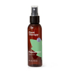 Plant Therapy Peppermint Hydrosol bottle ready for refreshing skin and senses