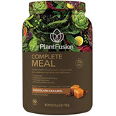 PlantFusion Complete Meal Shake being poured for a protein-packed meal replacement.