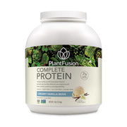 PlantFusion complete protein bottle with vanilla flavor supports post-workout recovery.
