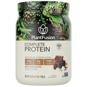 PlantFusion Complete vegan protein powder bag packaging highlights clean nutrition for daily use.