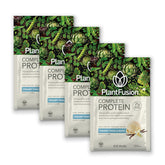 PlantFusion Complete Vegan Protein Sample Packets vanilla for quick, delicious shakes.
