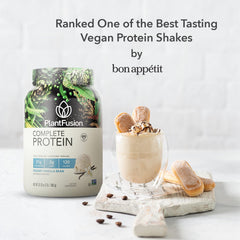 Close-up of Flavor Pure blend with natural sweeteners for tasty shakes.