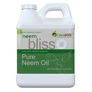 Plantonix Neem Bliss bottle close-up showing pure oil for health and beauty routines.