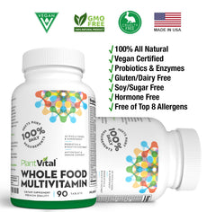 PlantVital packaging box displays nine sub-blends and 42 ingredients.