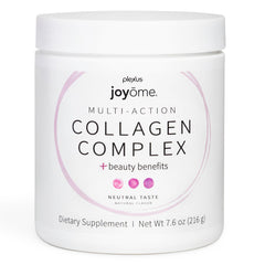 Plexus Joyōme bottle and scoop for daily collagen skin support