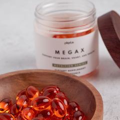 Ahiflower oil ingredient highlight in Plexus MegaX formula.