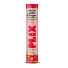 PLIX Apple Cider Vinegar tablets bottle for convenient daily wellness