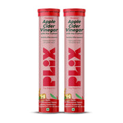 PLIX Apple Cider Vinegar tablets in a tub for convenient daily use.