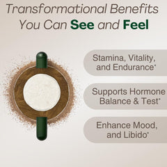 Plus+Ultra Peruvian maca powder packaging signals authenticity and premium quality.