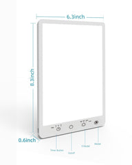 Plynvexa Light Therapy Lamp wall-mount hole saves desk space and boosts flexibility.