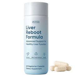 PLYNXE Liver Cleanse bottle front for daily liver wellness and a simple routine