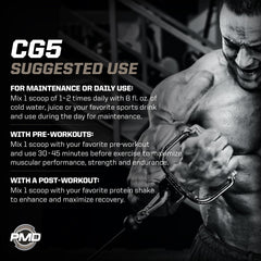 PMD CG5 close-up of creatine MagnaPower form for improved uptake.