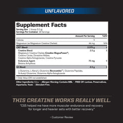 PMD CG5 powder scoop in tub for accurate pre and post workout dosing.