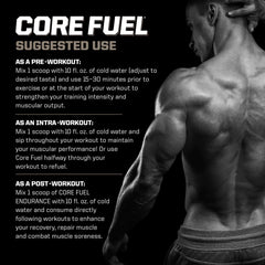 PMD Core Fuel Endurance shaker-mix ready-to-use during training sessions.