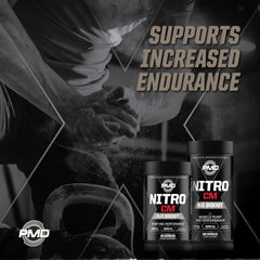 PMD NitroCM powder texture shows fine mix for smooth shakes.