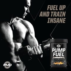 PMD Pump Fuel Ultra Insanity label detail highlighting ingredients and transparency