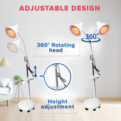 PMT Medical Infarex rotating head targets specific body areas during therapy sessions