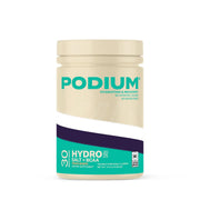 Podium Nutrition Hydro Salt peach mango bottle for electrolyte hydration during workouts.