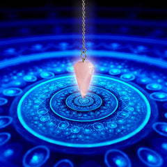 Polar Jade dowsing tool in rose quartz supports personal insights