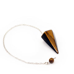 Polar Jade blue lapis lazuli pendulum showing 35x18 mm gemstone.