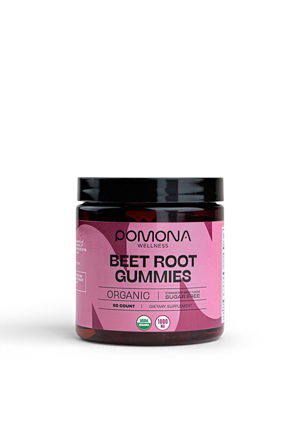 Pomona Wellness Potent Beetroot Gummies bottle for daily convenient use