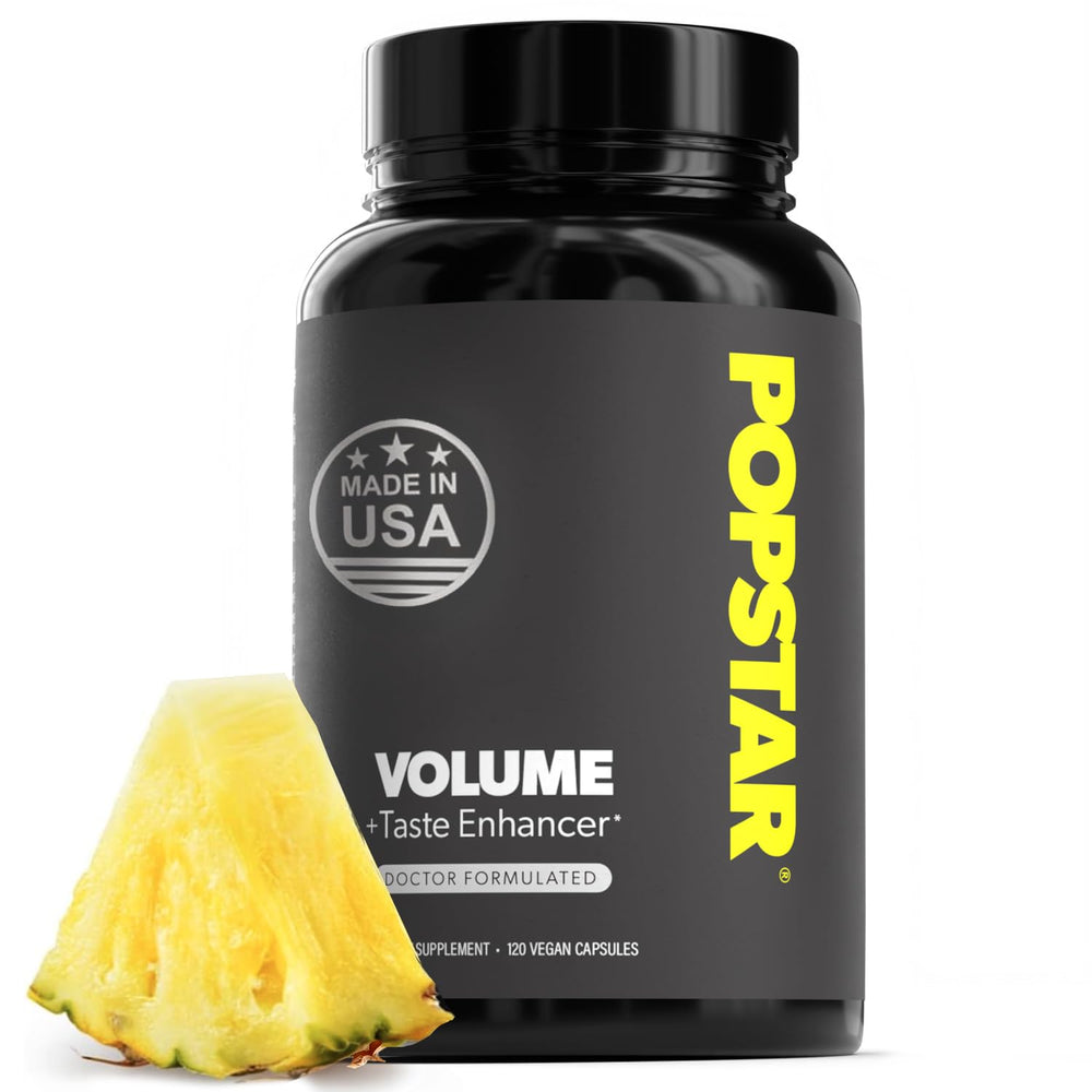 POPSTAR Labs Semen Volume Booster bottle front supports healthy semen volume