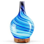 Porseme ink glass diffuser globe, handmade starry pattern for ambient aromatherapy