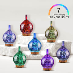 Porseme 3D firework diffuser showcases dramatic light effects for relaxation