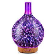 Porseme 3D glass diffuser with firework design for ambient mood