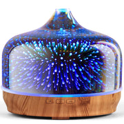 Porseme 500ml diffuser with hand-blown glass globe for expansive room aroma