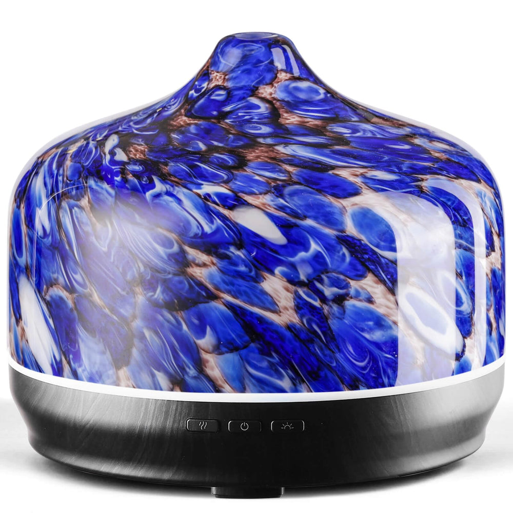 Porseme 500ml glass diffuser, handmade, enhances calming ambience for any room.