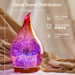Porseme 7-hour timer diffuser supports consistent aroma for long sessions.