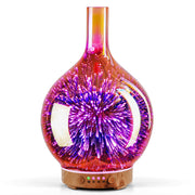 Porseme rose gold diffuser with a 3D glass globe for elegant room scent