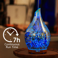 Porseme ultrasonic cool-mist diffuser delivers fine aroma mist for any room.