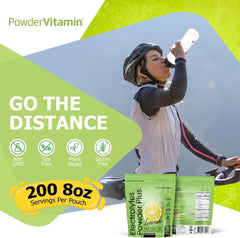 PowderVitamin Electrolytes Keto Lemonade pouch highlighting keto-friendly hydration