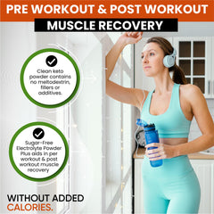 PowderVitamin Electrolytes Plus glass of hydration after workout